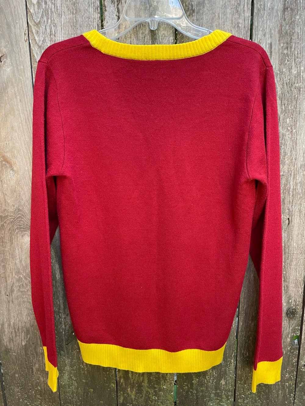 Disney Red and Yellow Winnie the Pooh Knit Cardigan - Picture 3 of 6